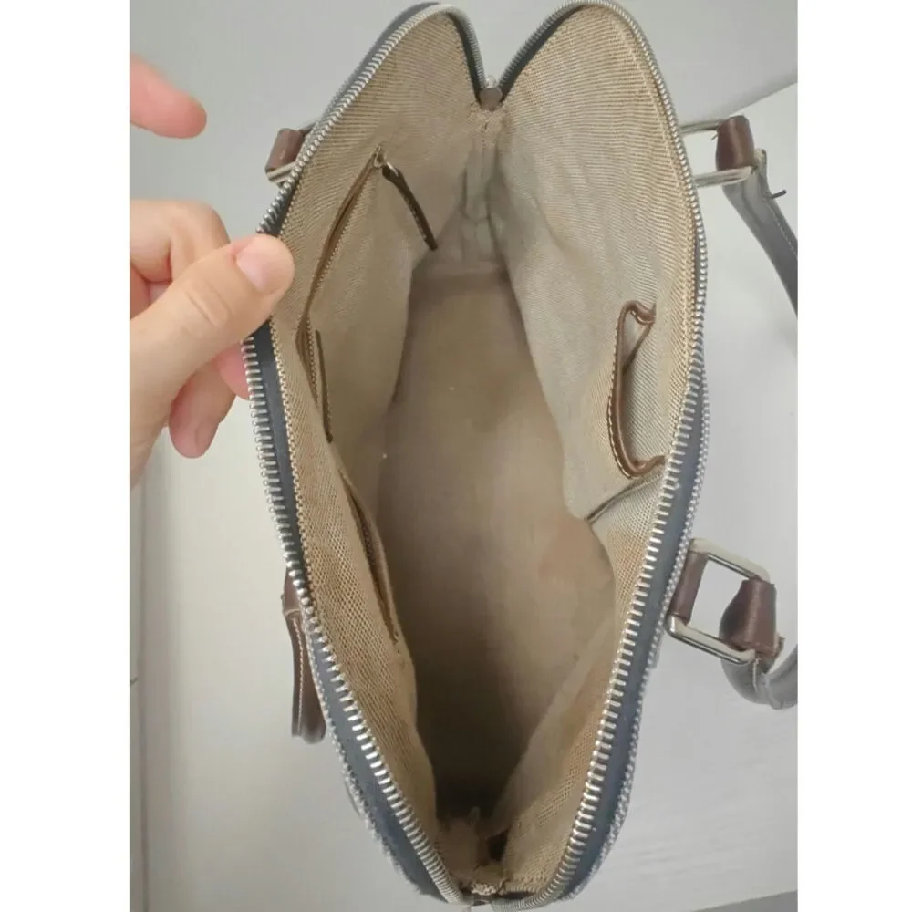 vintage Y2K Dooney & Bourke Blue brown DB satchel